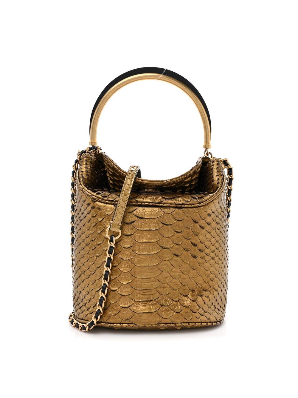 Chanel Metallic Snakeskin Paris Hamburg #284359C22B